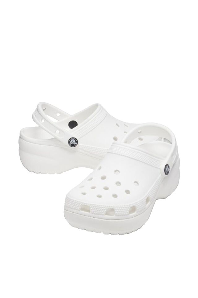 CROCS KADIN CLASSİC PLATFORM CLOG W TERLİK 206750_100