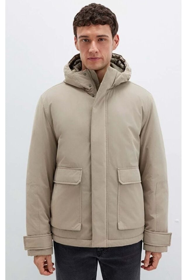 MAVİ ERKEK KAPÜŞONLU CEKET Laurel Oak 0110657-70355