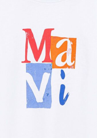 MAVİ ÇOCUK MAVİ LOGO BASKILI TİŞÖRT Beyaz 6610173-620 BEYAZ - 5-6