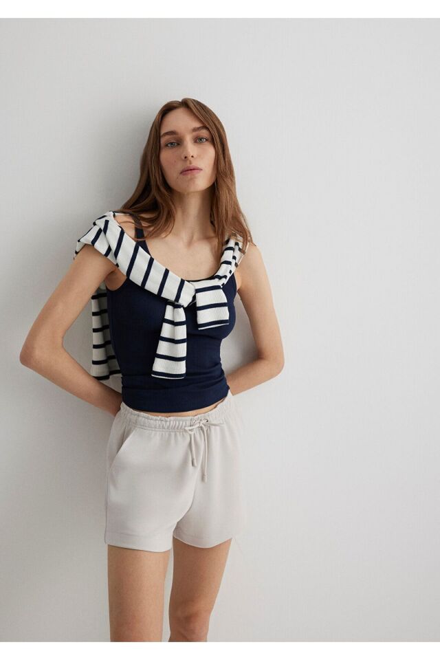 MAVİ KADIN ASKILI BASIC ATLET Gece Mavisi 1613079-85315