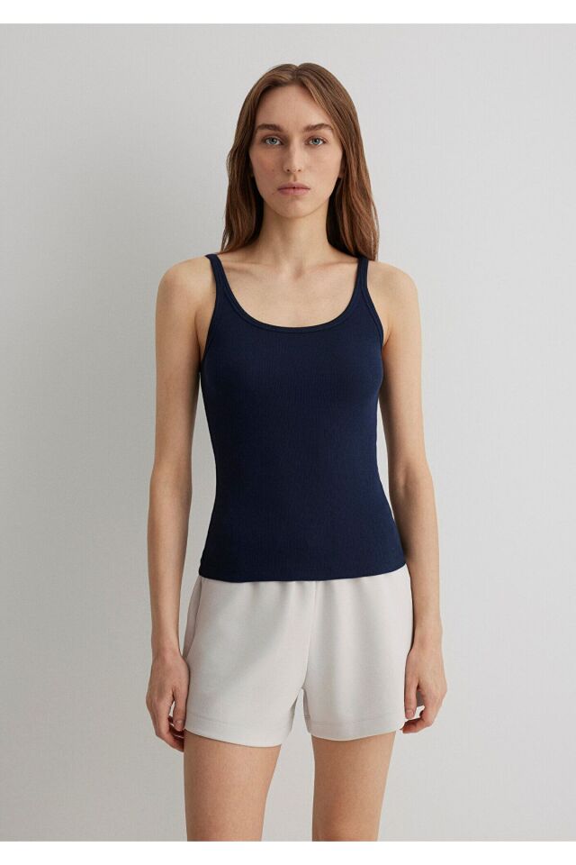 MAVİ KADIN ASKILI BASIC ATLET Gece Mavisi 1613079-85315