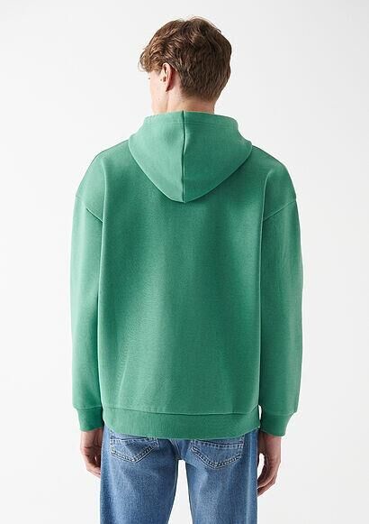 MAVİ ERKEK MAVİ BASKILI SWEATSHIRT Parlak Yeşil 067149-35388