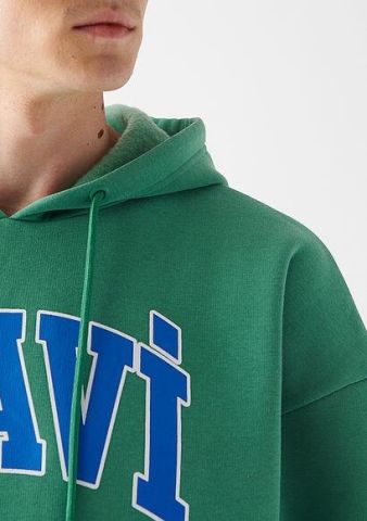 MAVİ ERKEK MAVİ BASKILI SWEATSHIRT Parlak Yeşil 067149-35388