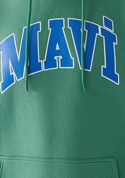 MAVİ ERKEK MAVİ BASKILI SWEATSHIRT Parlak Yeşil 067149-35388