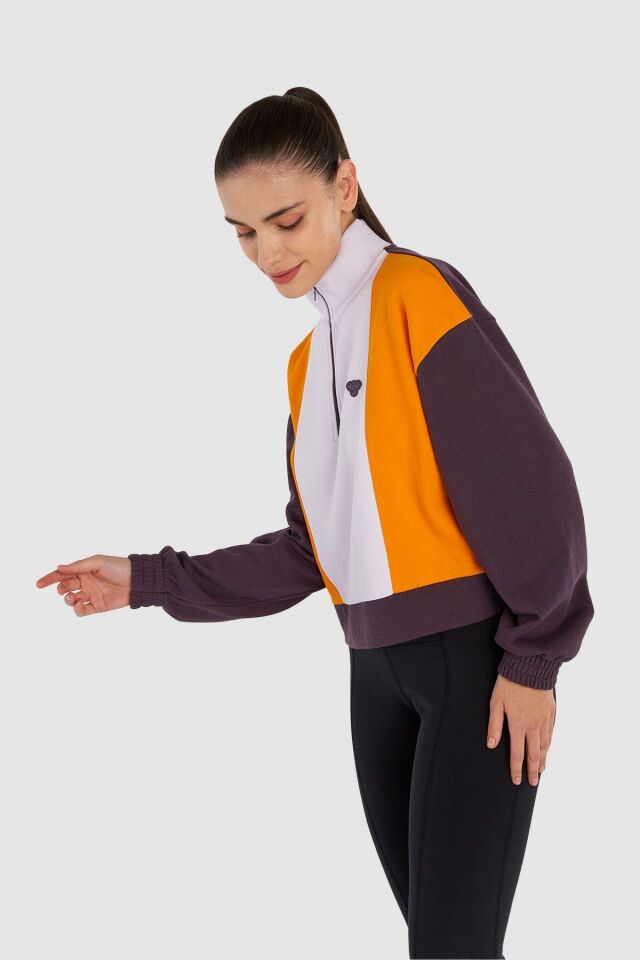 HUMMEL KADIN FERMUARLI SWEATSHIRT JOLIE ZIP NECK SWEATSHIRT 921997