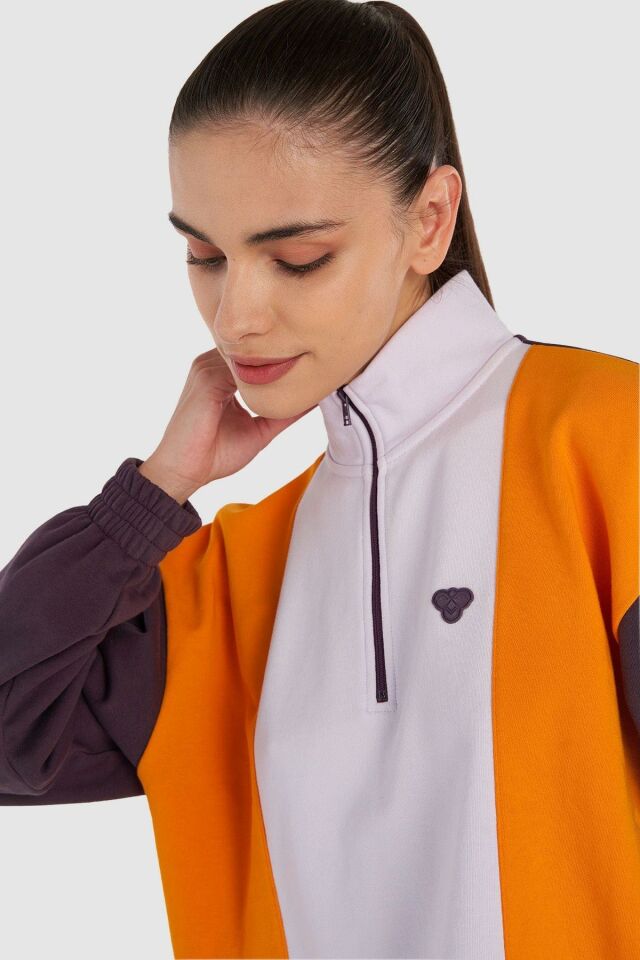 HUMMEL KADIN FERMUARLI SWEATSHIRT JOLIE ZIP NECK SWEATSHIRT 921997