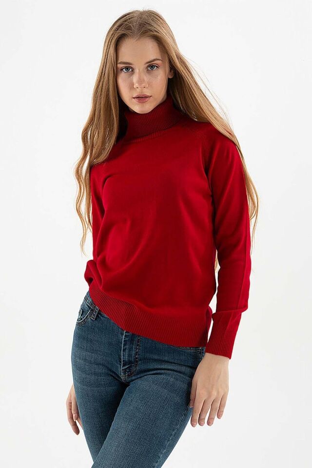 FASHION FRIENDS KADIN BALIKÇI YAKA KAZAK 23K0401K1