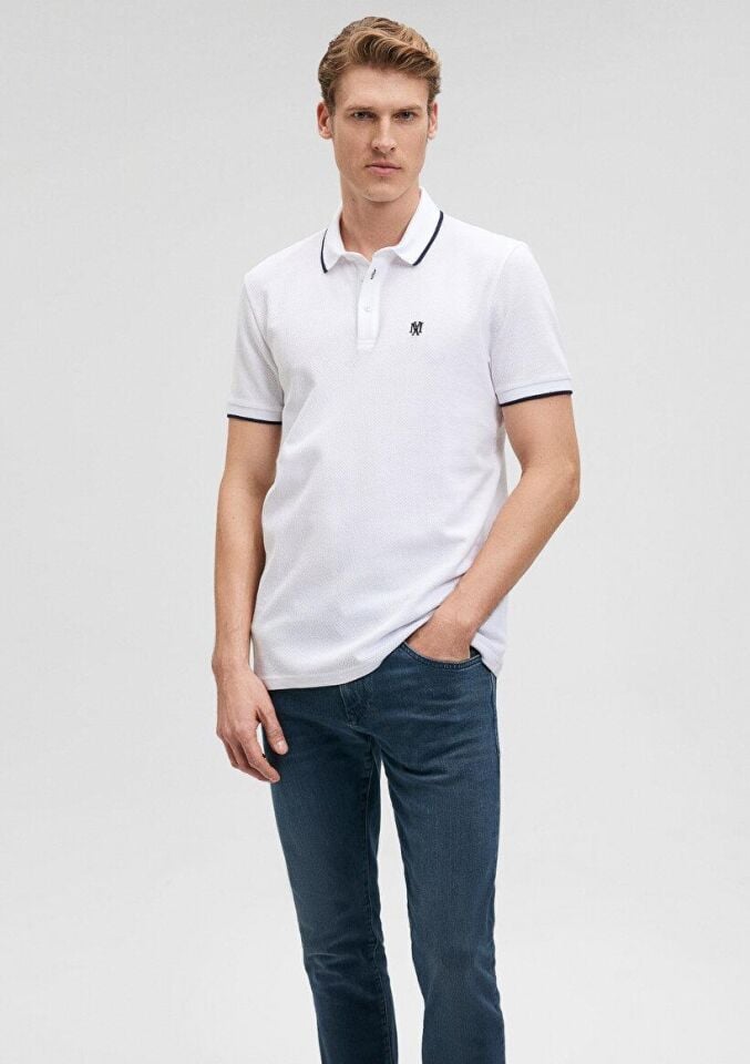 MAVİ ERKEK POLO TISÖRT Beyaz 066039-620
