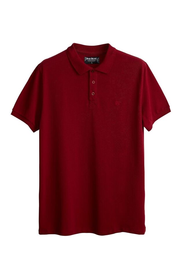 BAD BEAR ERKEK STARK POLO TİŞÖRT 21.01.07.051 BORDO - XL
