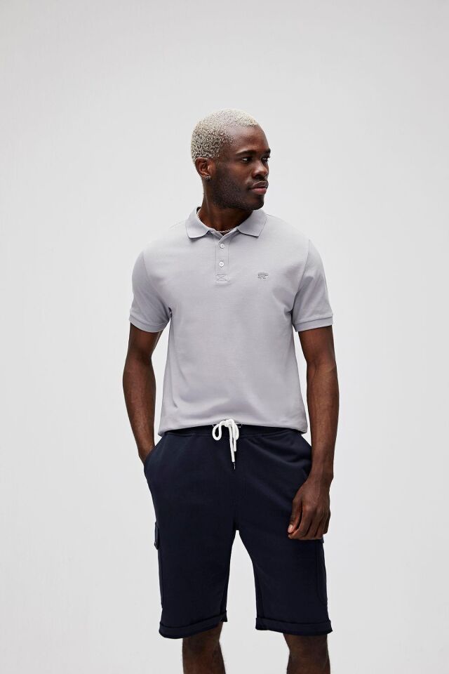 BAD BEAR ERKEK STARK POLO TİŞÖRT 21.01.07.051 GRİ - L