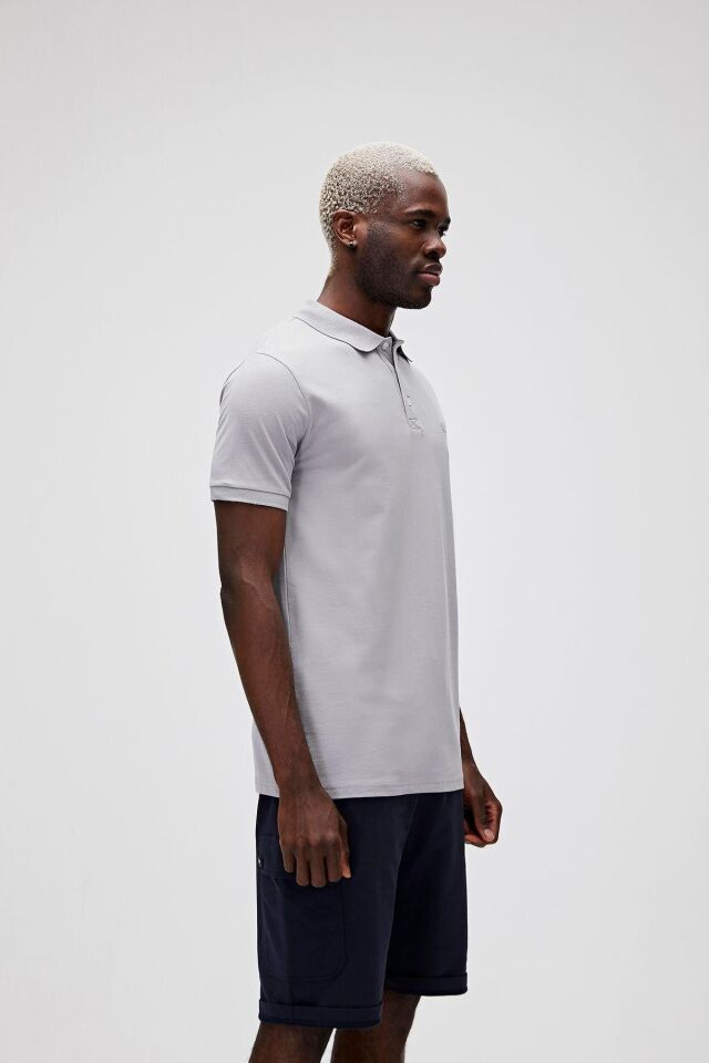 BAD BEAR ERKEK STARK POLO TİŞÖRT 21.01.07.051 GRİ - L