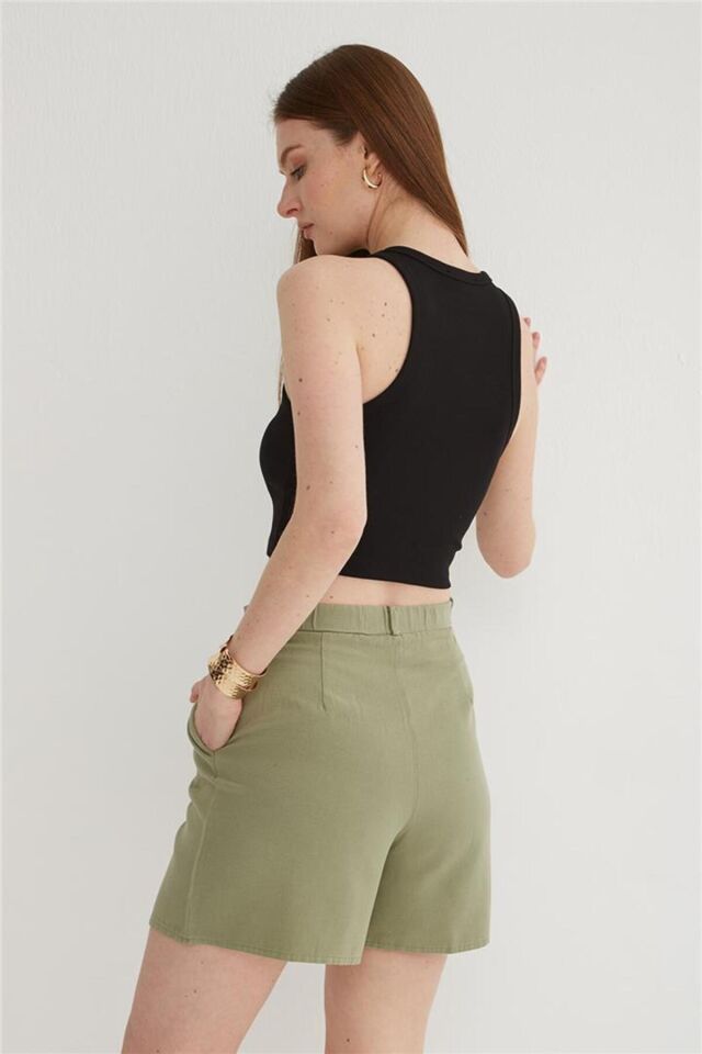 FASHION FRIENDS KADIN PİLELİ ŞORT 25Y0320K1