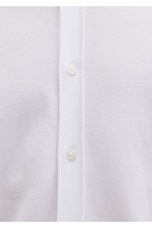 MAVİ ERKEK UZUN KOL GÖMLEK BEYAZ 0211660-620