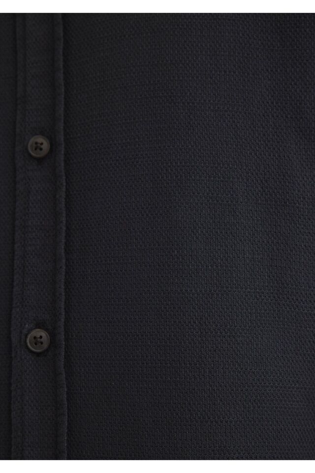 MAVİ ERKEK UZUN KOL GÖMLEK Kömür 0211461-70087