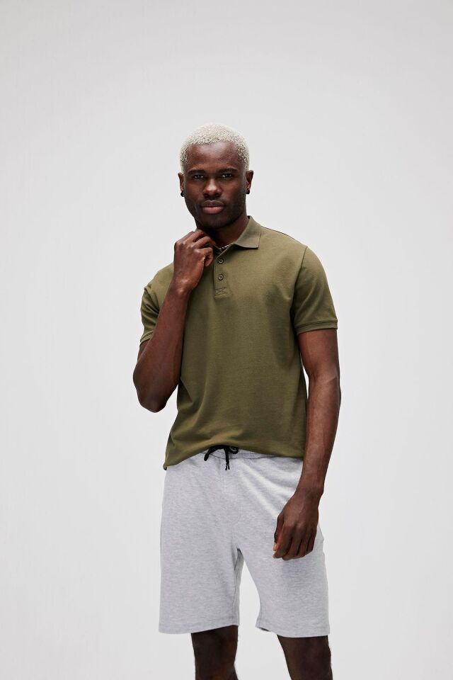 BAD BEAR ERKEK STARK POLO TİŞÖRT 21.01.07.051 HAKİ - S