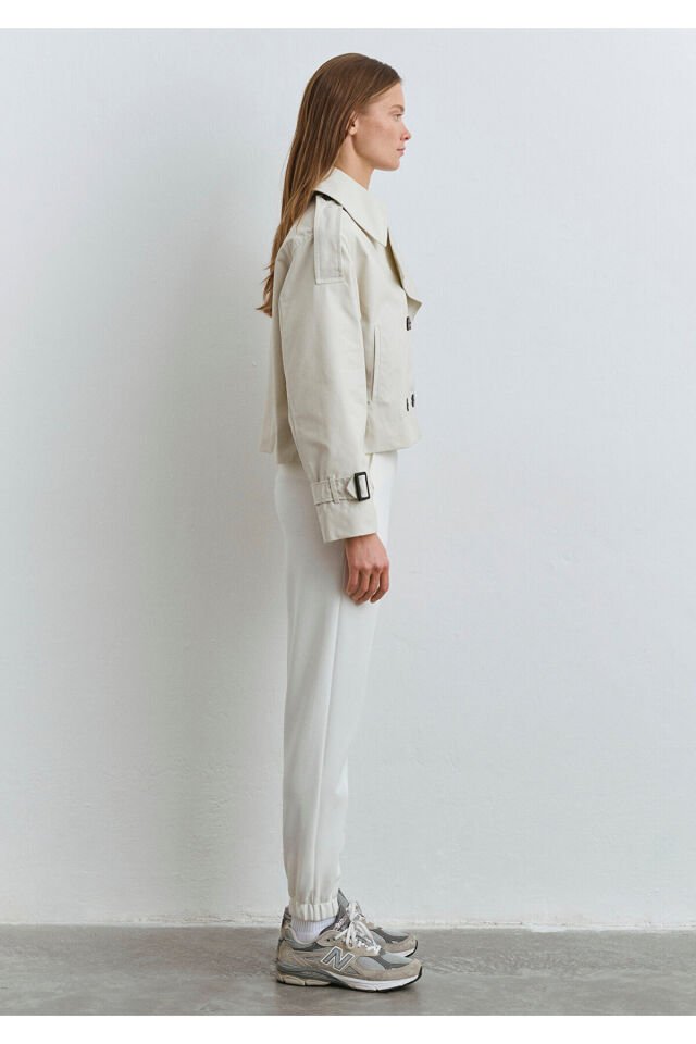 MAVİ KADIN KISA CEKET Kum Beji 1110376-70134