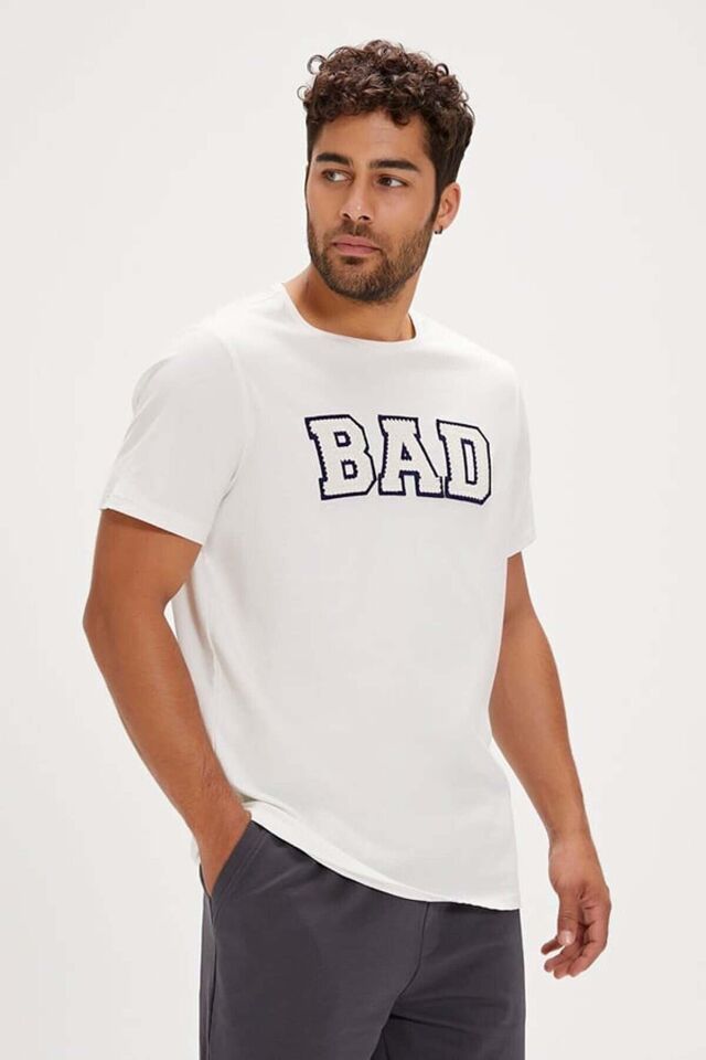 BAD BEAR ERKEK FELT T-SHIRT 24.01.07.036
