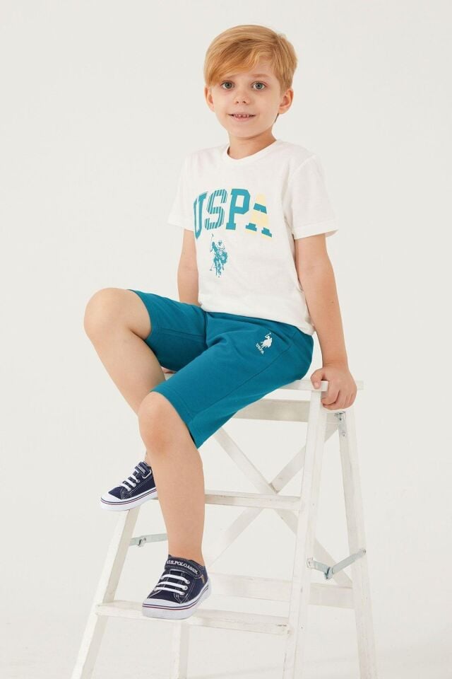 U.S. POLO ASSN. ERKEK ÇOCUK BERMUDA TAKIM US1342-4