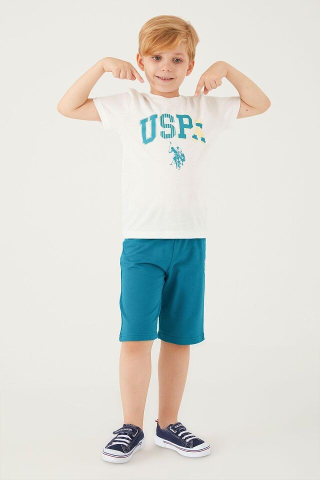 U.S. POLO ASSN. ERKEK ÇOCUK BERMUDA TAKIM US1342-4