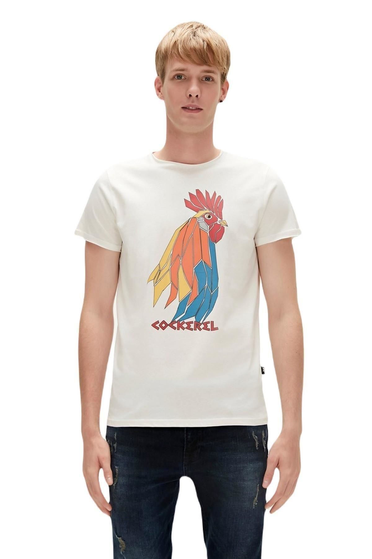 BAD BEAR ERKEK T-SHIRT COCKEREL  T-SHIRT 23.01.07.012