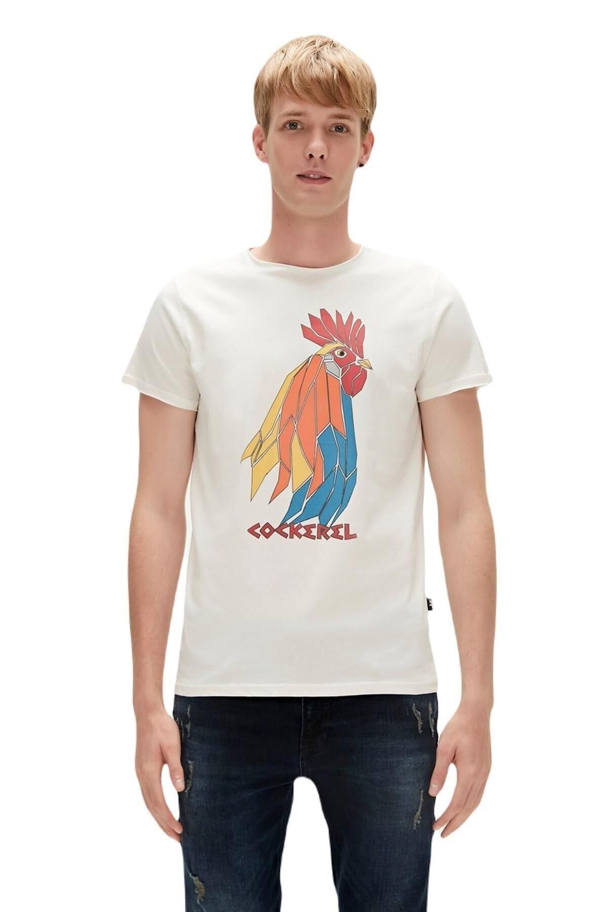 BAD BEAR ERKEK T-SHIRT COCKEREL  T-SHIRT 23.01.07.012