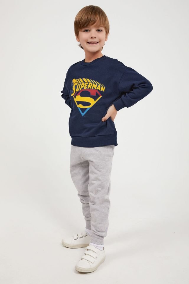 SUPERMAN ERKEK ÇOCUK EŞOFMAN TAKIMI L1531-3