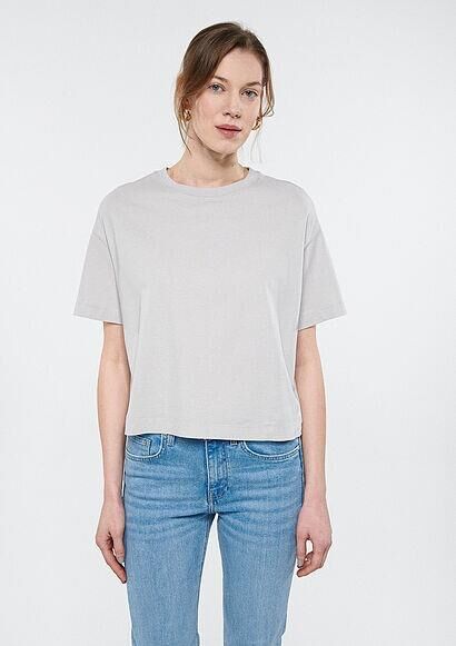 MAVİ KADIN BİSİKLET YAKA TİŞÖRT Buz Gri 1611651-70079