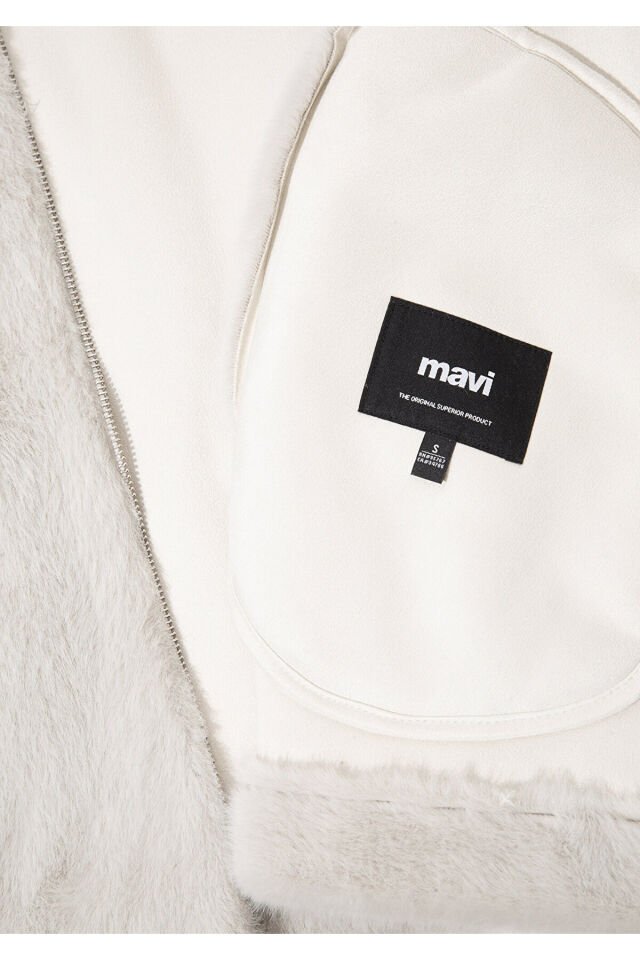 MAVİ KADIN DİK YAKA CEKET Toz Beji 1110597-70037