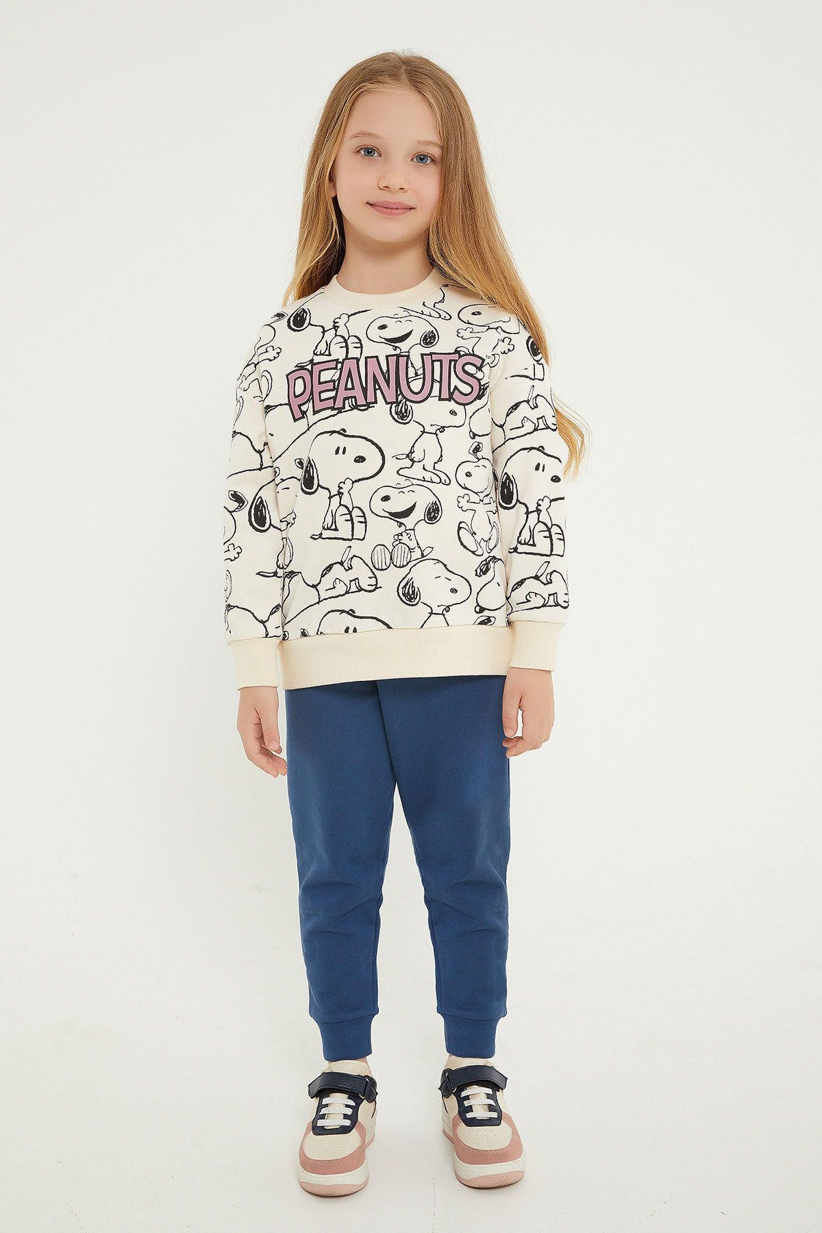 SNOOPY KIZ ÇOCUK EŞOFMAN TAKIMI L1536-3