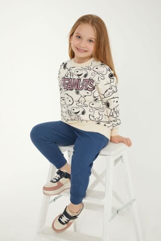 SNOOPY KIZ ÇOCUK EŞOFMAN TAKIMI L1536-3