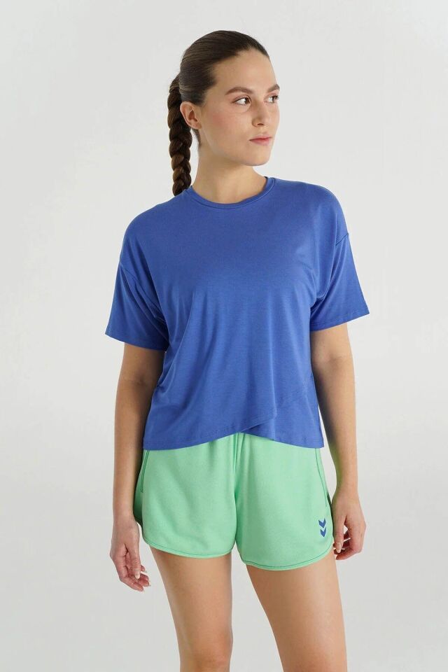 HUMMEL KADIN KISA KOL T-SHIRT HMLBORNEO T-SHIRT S/S 912076