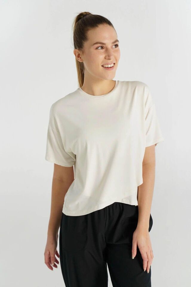 HUMMEL KADIN KISA KOL T-SHIRT HMLBORNEO T-SHIRT S/S 912076
