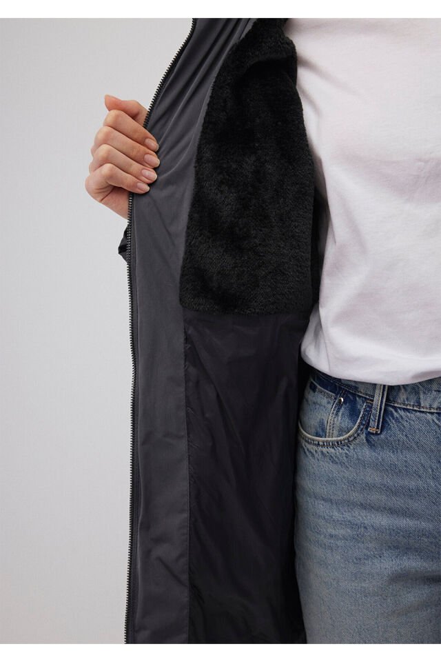 MAVİ KADIN KAPŞONLU CEKET Antrasit 1110489-80106