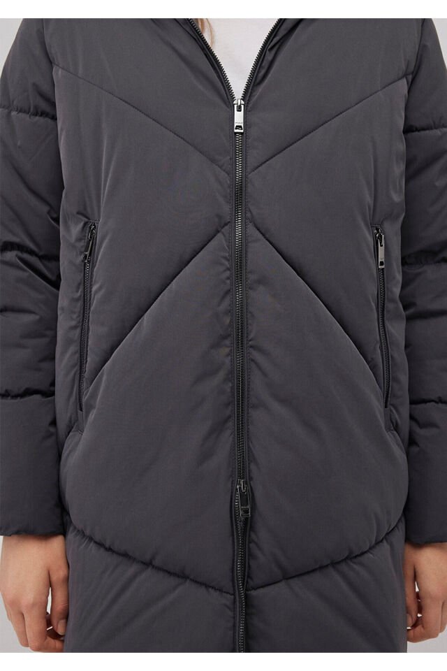 MAVİ KADIN KAPŞONLU CEKET Antrasit 1110489-80106