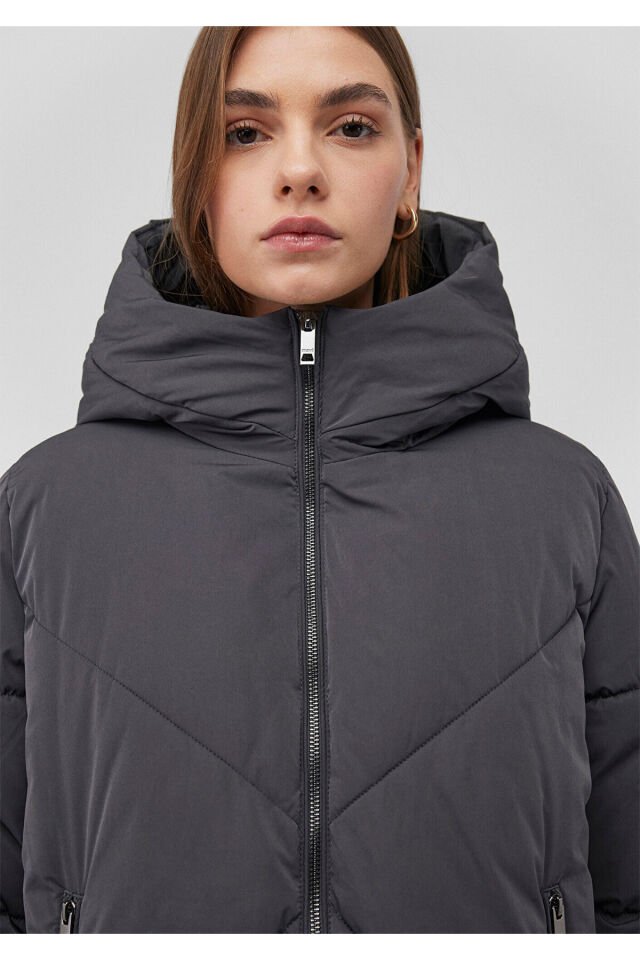 MAVİ KADIN KAPŞONLU CEKET Antrasit 1110489-80106