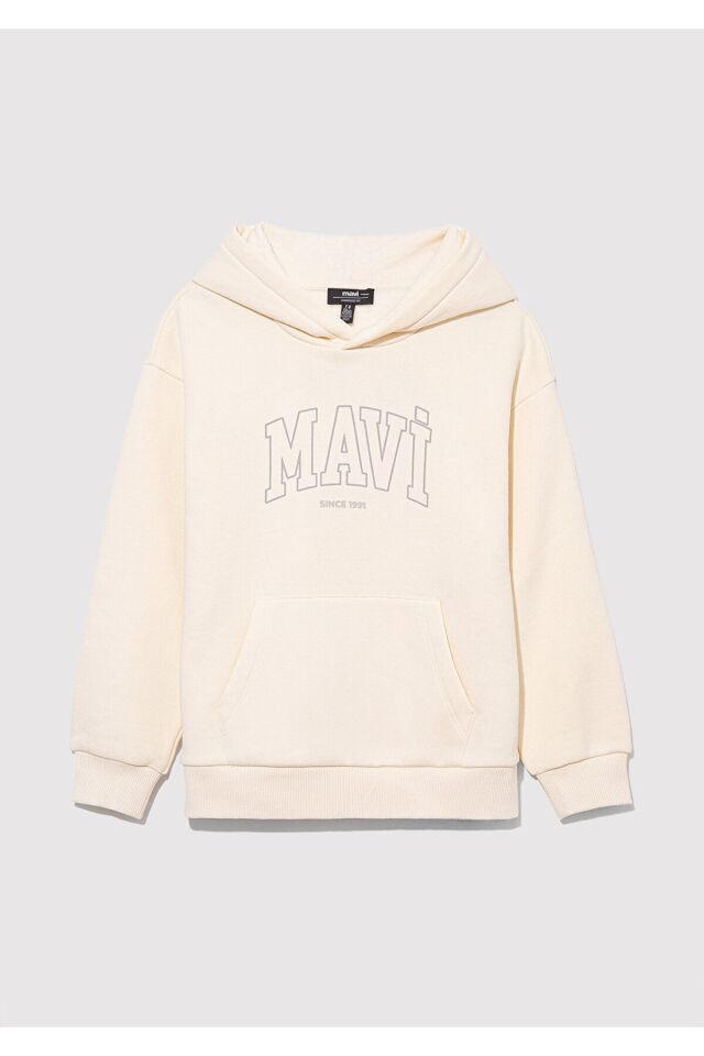 MAVİ ÇOCUK MAVİ LOGO BASKILI KAPÜŞONLU SWEATSHIRT B 6S10052-70072