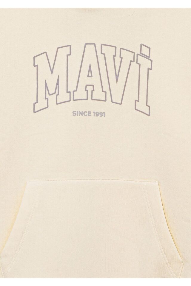MAVİ ÇOCUK MAVİ LOGO BASKILI KAPÜŞONLU SWEATSHIRT B 6S10052-70072