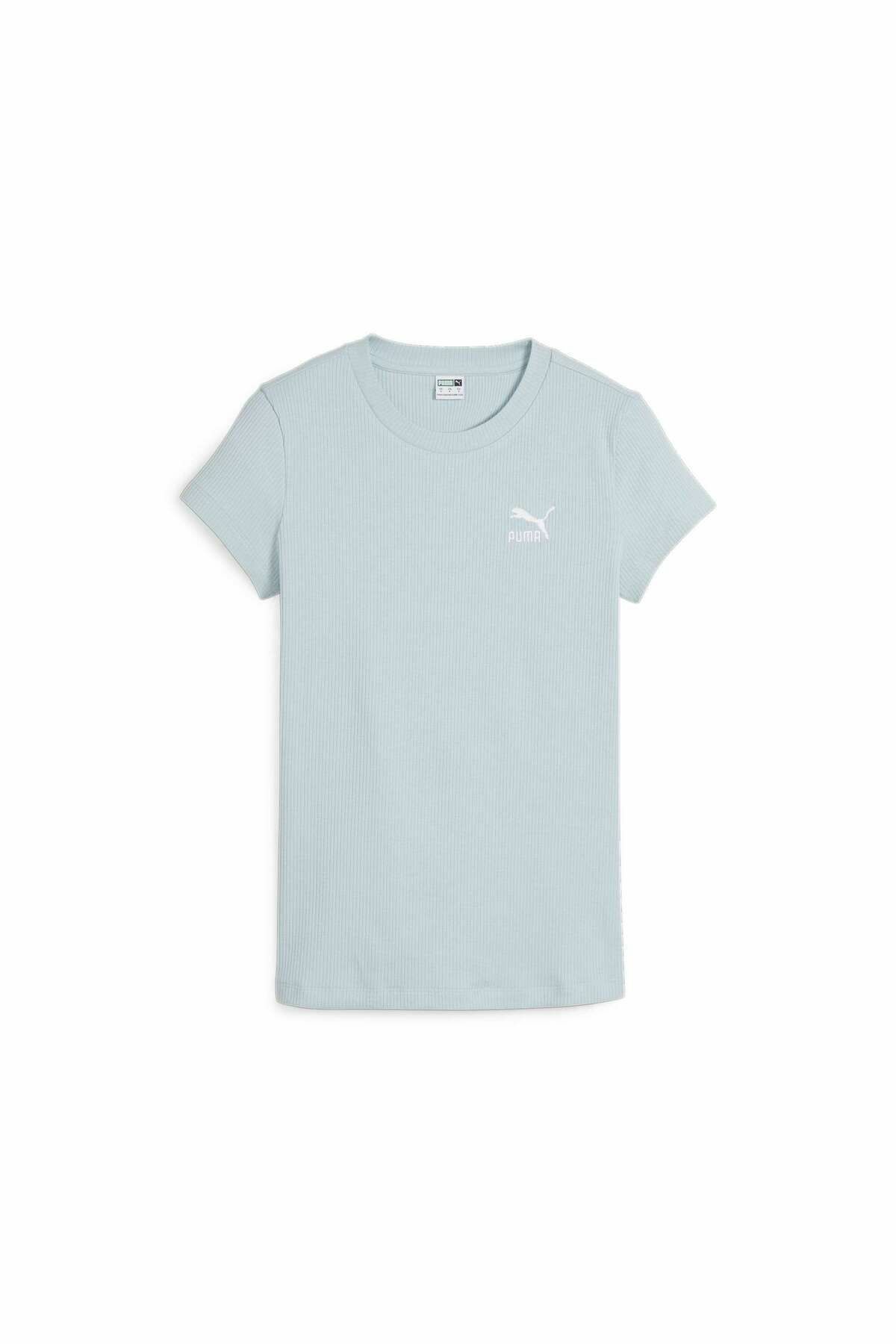 PUMA BAYAN  CLASSICS RİBBED SLİM TEE 62426422