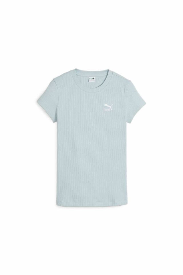 PUMA BAYAN  CLASSICS RİBBED SLİM TEE 62426422