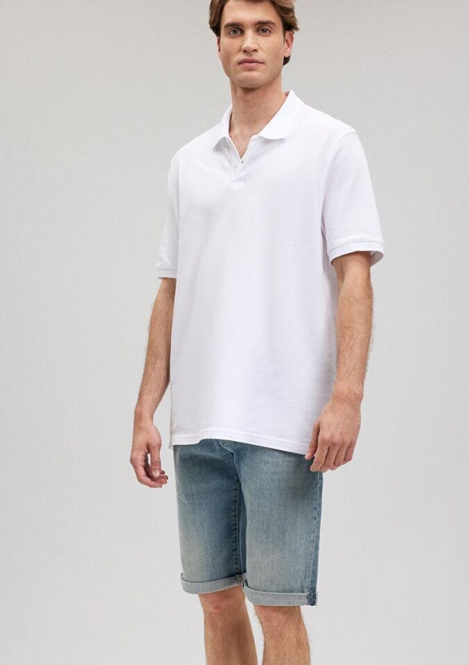 MAVİ ERKEK POLO TİŞÖRT Beyaz 0611859-620