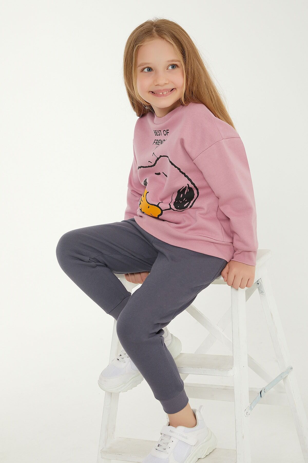 SNOOPY KIZ ÇOCUK EŞOFMAN TAKIMI L1538-3
