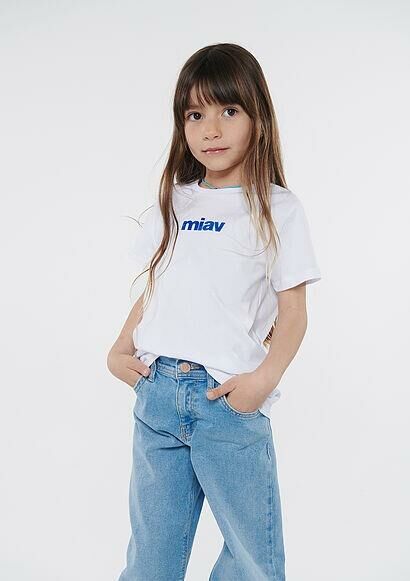 MAVİ ÇOCUK MİAV BASKILI TİŞÖRT Beyaz 66332620