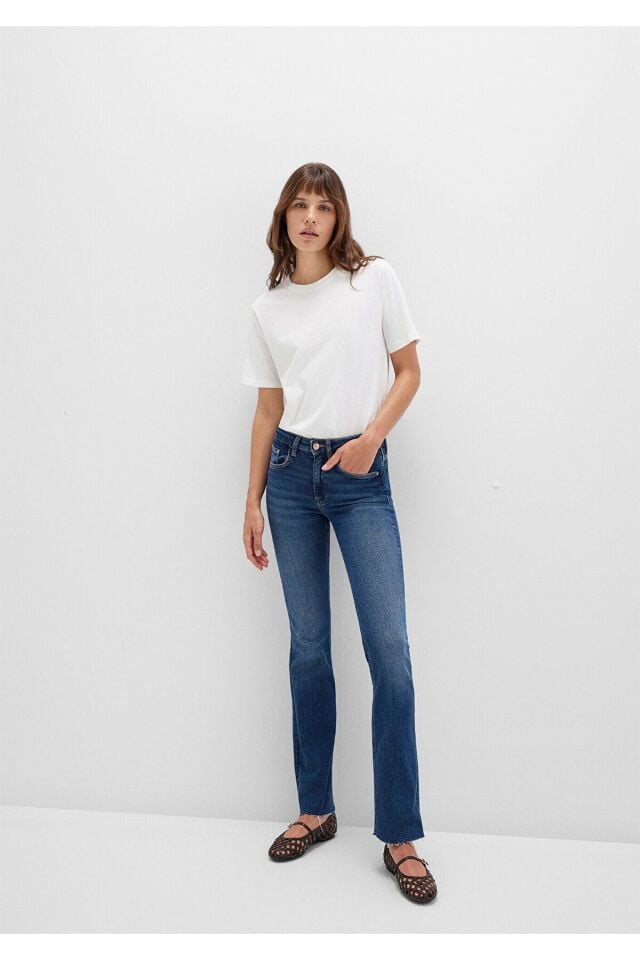 MAVİ KADIN BASIC SHORT SLEEVE TEE Kırık Beyaz 1600965-33389