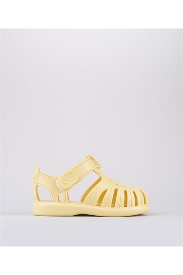 IGOR  ÇOCUK SARI S10271 TOBBY SOLID SANDALET S10271-IGR224
