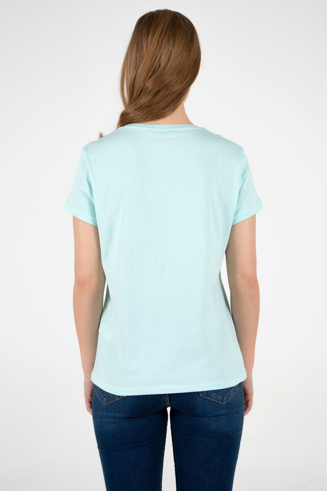FASHION FRIENDS KADIN BİSİKLET YAKA T-SHİRT 25Y0933K1