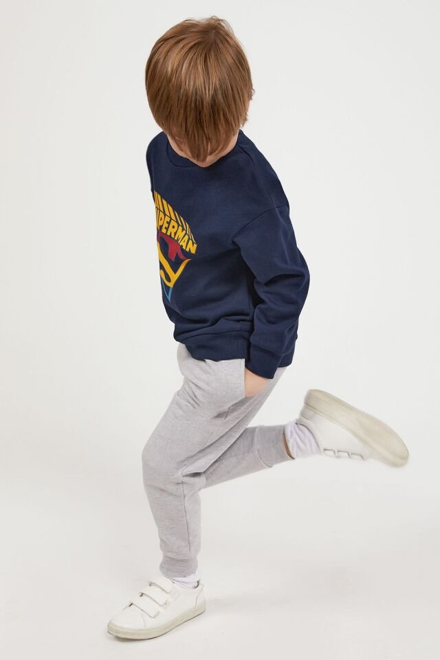 SUPERMAN ERKEK ÇOCUK EŞOFMAN TAKIMI L1531-3 LACİVERT - 8-9