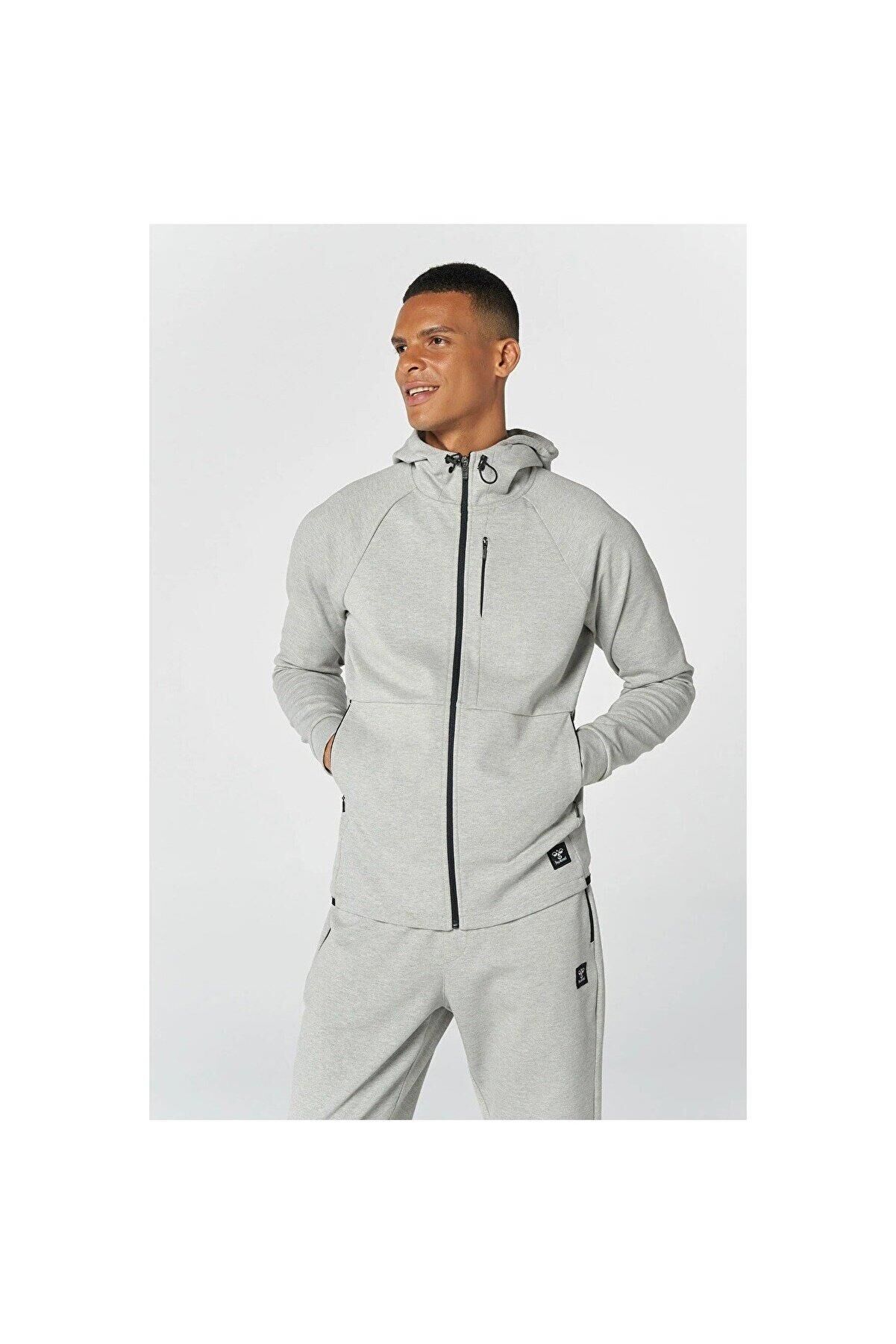 HUMMEL ERKEK FERMUARLI HOODIE hmlT-MT INTERVAL ZIP HOODIE 921647