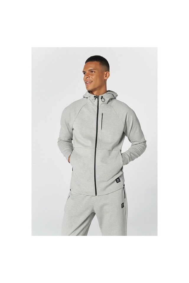 HUMMEL ERKEK FERMUARLI HOODIE hmlT-MT INTERVAL ZIP HOODIE 921647