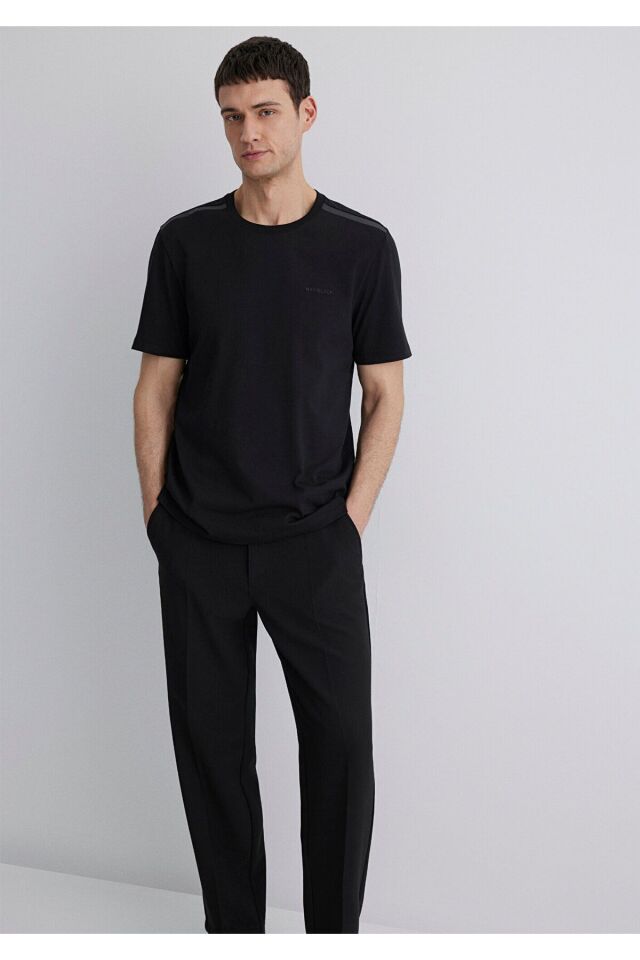 MAVİ ERKEK KISA KOL TİŞÖRT Siyah 0612689-900