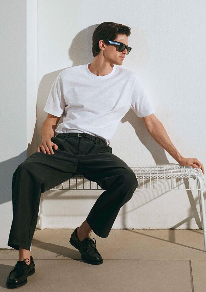 MAVİ ERKEK KISA KOL TİŞÖRT Beyaz 0612151-620